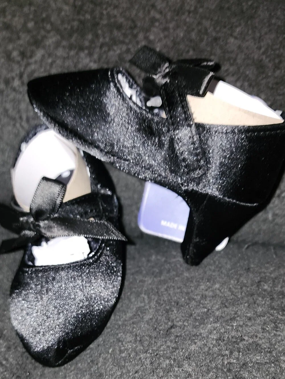 Baby Black Heels 3/6months New Girl